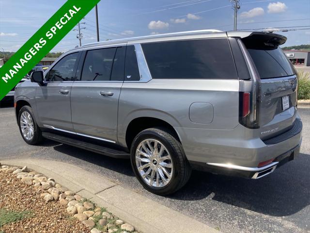 used 2023 Cadillac Escalade ESV car, priced at $78,693