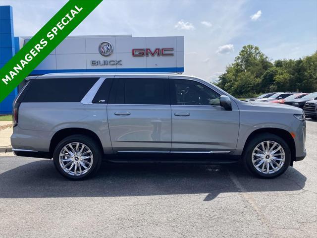 used 2023 Cadillac Escalade ESV car, priced at $78,693