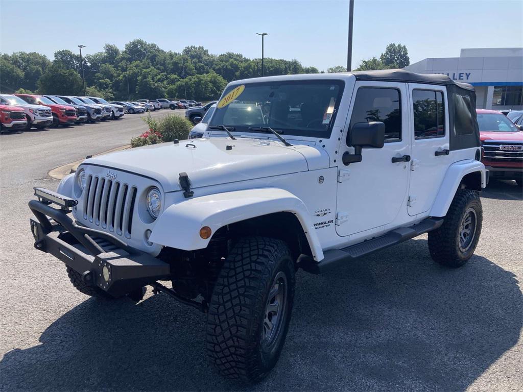 used 2017 Jeep Wrangler Unlimited car, priced at $21,588