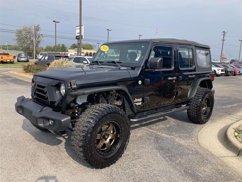 used 2018 Jeep Wrangler Unlimited car, priced at $20,307