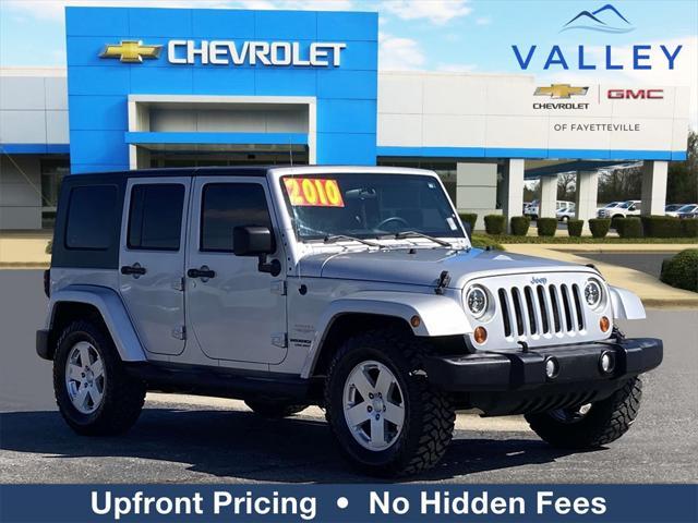 used 2010 Jeep Wrangler Unlimited car, priced at $11,772