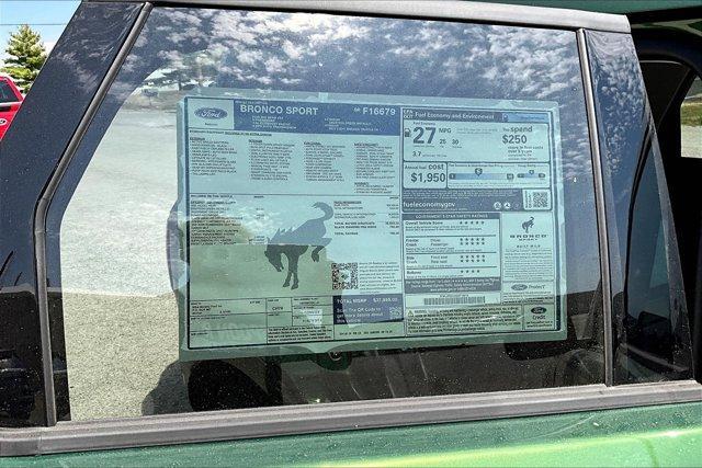 new 2025 Ford Bronco Sport car, priced at $36,395