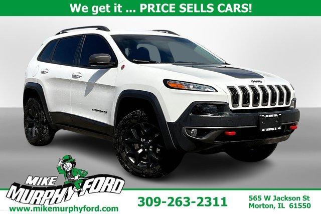 used 2018 Jeep Cherokee car, priced at $17,495