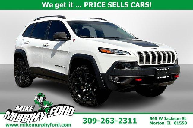 used 2018 Jeep Cherokee car, priced at $19,245
