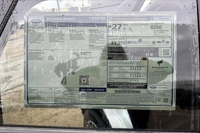 new 2025 Ford Bronco Sport car, priced at $34,588