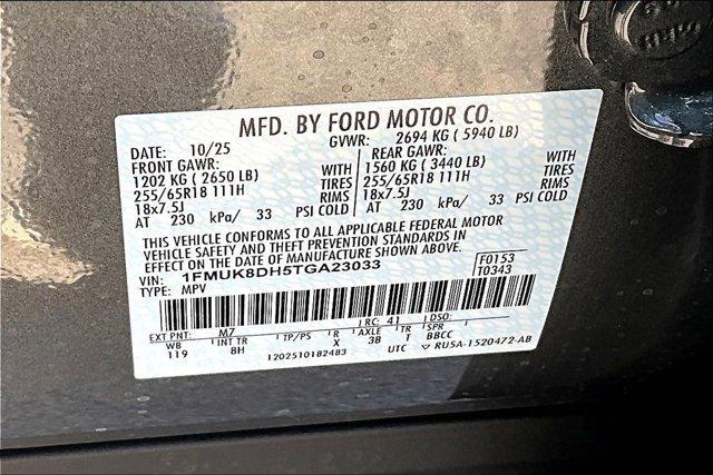 new 2026 Ford Explorer car, priced at $42,560