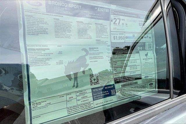 new 2025 Ford Bronco Sport car, priced at $37,000