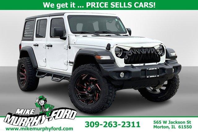 used 2022 Jeep Wrangler Unlimited car, priced at $37,892