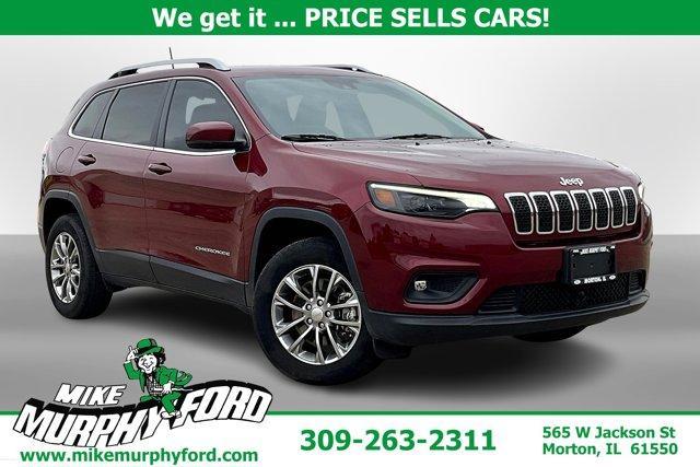 used 2021 Jeep Cherokee car, priced at $19,495