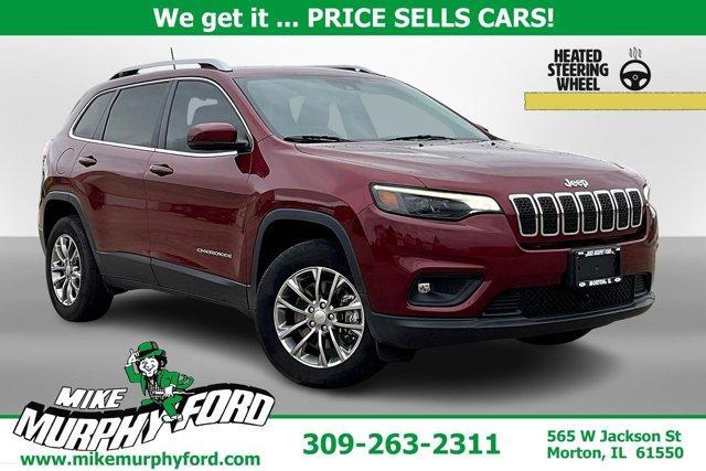 used 2021 Jeep Cherokee car, priced at $18,095