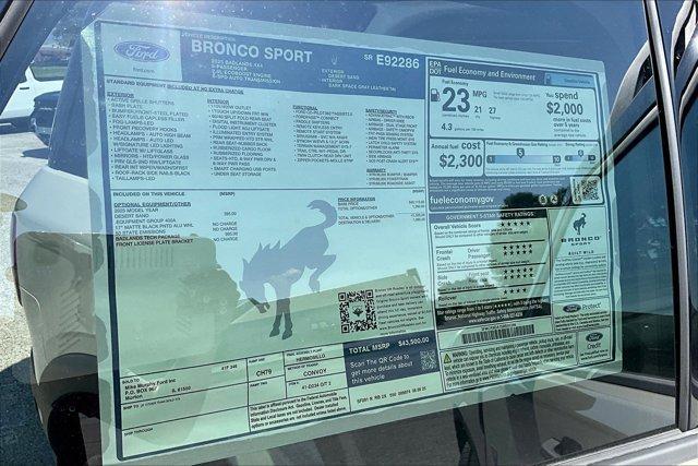 new 2025 Ford Bronco Sport car, priced at $42,000