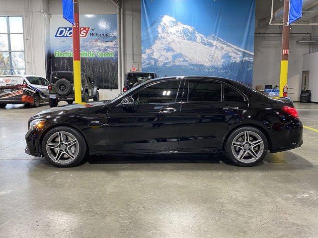 used 2021 Mercedes-Benz AMG C 43 car, priced at $38,999