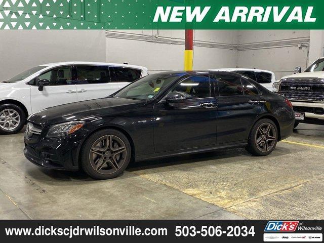 used 2021 Mercedes-Benz AMG C 43 car, priced at $39,996