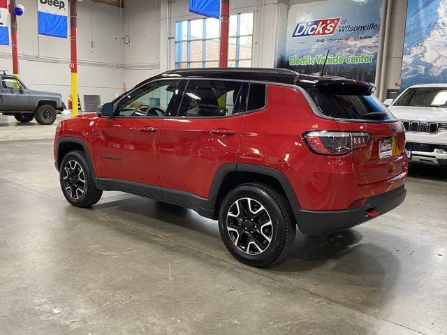 used 2021 Jeep Compass car, priced at $21,444