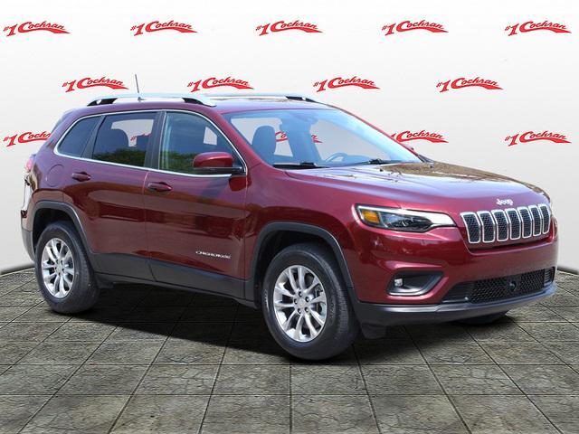 used 2021 Jeep Cherokee car, priced at $21,748