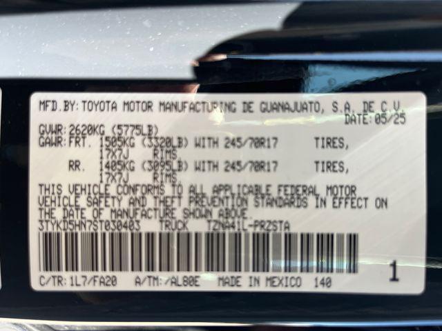 new 2025 Toyota Tacoma car, priced at $35,743