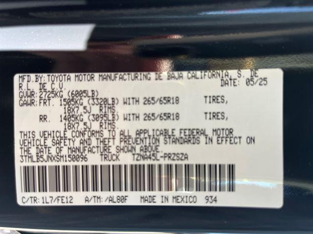 new 2025 Toyota Tacoma car, priced at $44,879