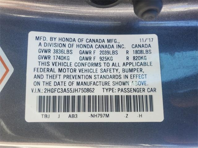used 2018 Honda Civic car, priced at $22,899