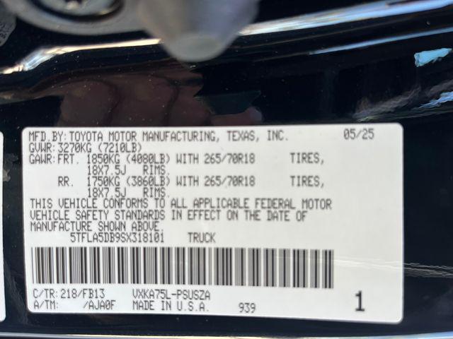 new 2025 Toyota Tundra car, priced at $57,740