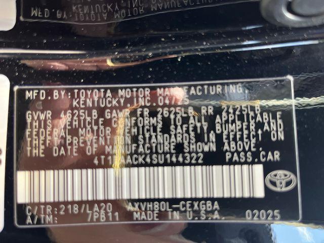 new 2025 Toyota Camry car, priced at $37,007