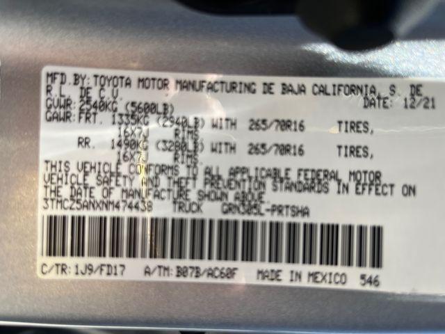 used 2022 Toyota Tacoma car, priced at $41,999