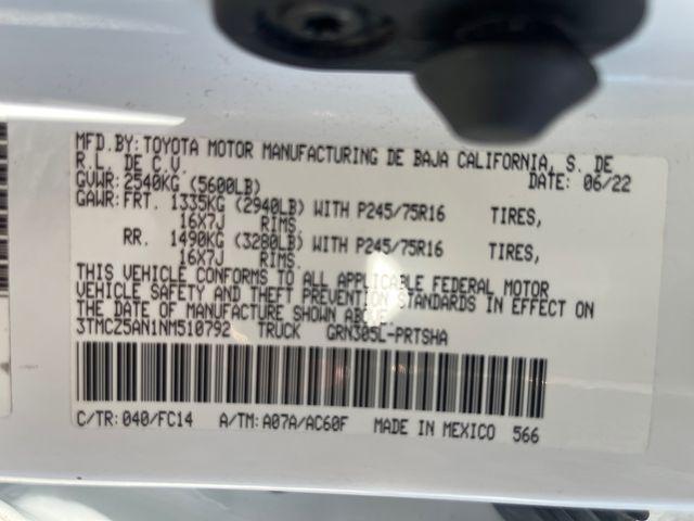 used 2022 Toyota Tacoma car, priced at $38,999