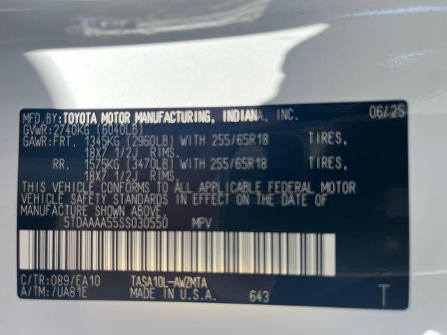 new 2025 Toyota Grand Highlander car, priced at $47,483