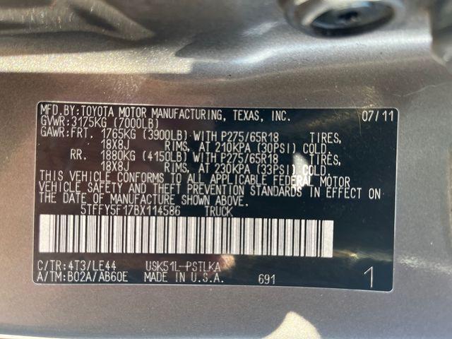 used 2011 Toyota Tundra car, priced at $19,999