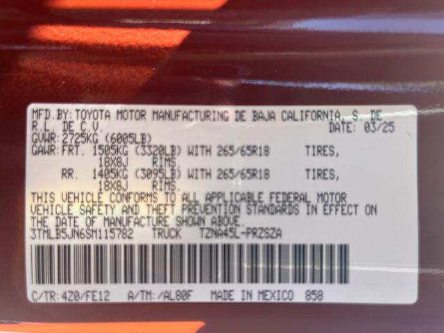 new 2025 Toyota Tacoma car, priced at $57,193