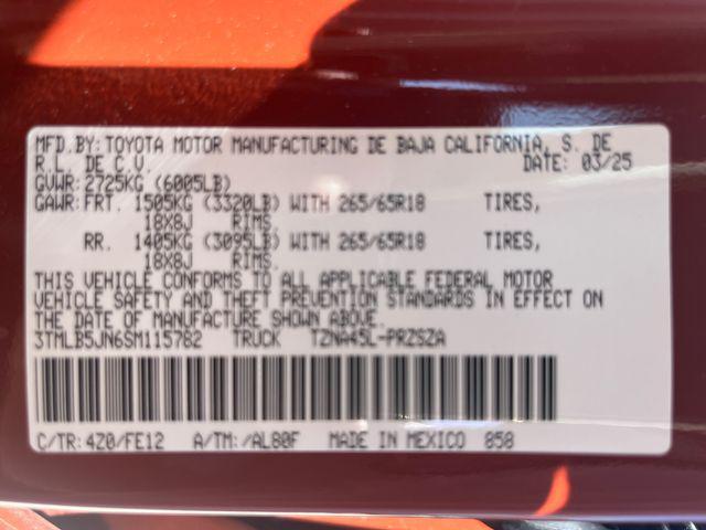 new 2025 Toyota Tacoma car, priced at $57,193