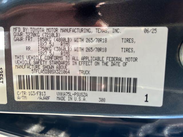 new 2025 Toyota Tundra car, priced at $57,788