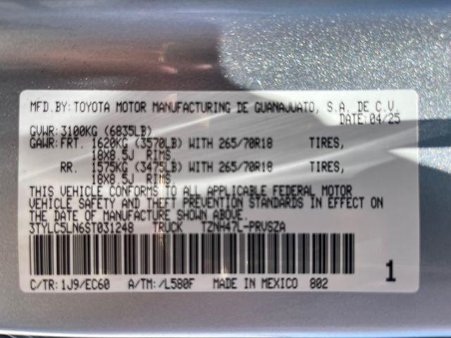 new 2025 Toyota Tacoma Hybrid car, priced at $67,189