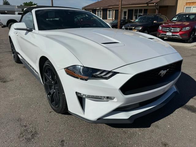 used 2021 Ford Mustang car, priced at $21,400