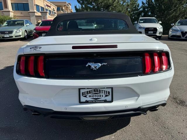 used 2021 Ford Mustang car, priced at $21,400