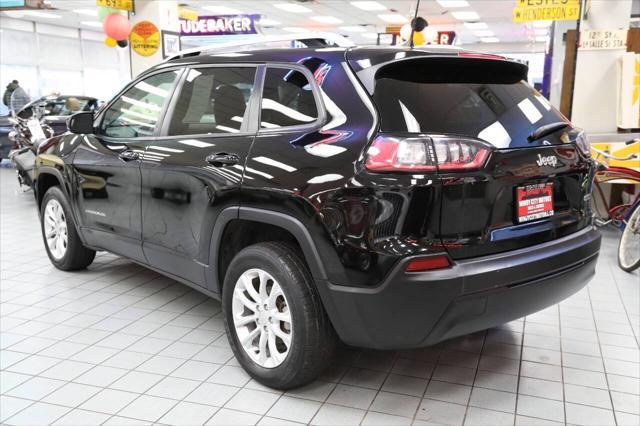 used 2021 Jeep Cherokee car, priced at $16,896