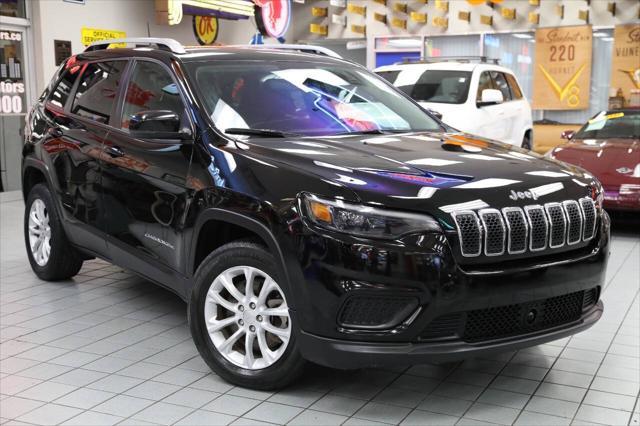 used 2021 Jeep Cherokee car, priced at $16,896