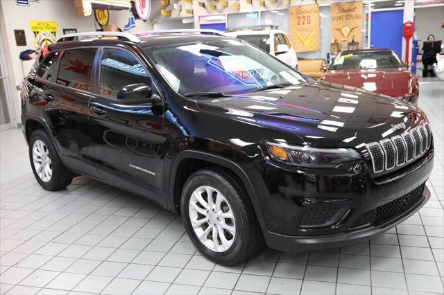 used 2021 Jeep Cherokee car, priced at $16,896