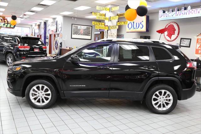 used 2021 Jeep Cherokee car, priced at $16,896