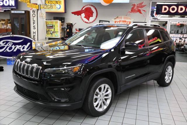 used 2021 Jeep Cherokee car, priced at $16,896