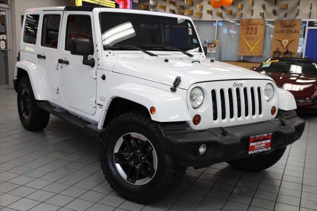 used 2012 Jeep Wrangler Unlimited car, priced at $14,986