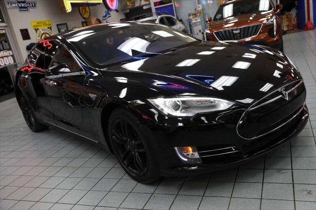 used 2014 Tesla Model S car, priced at $16,896