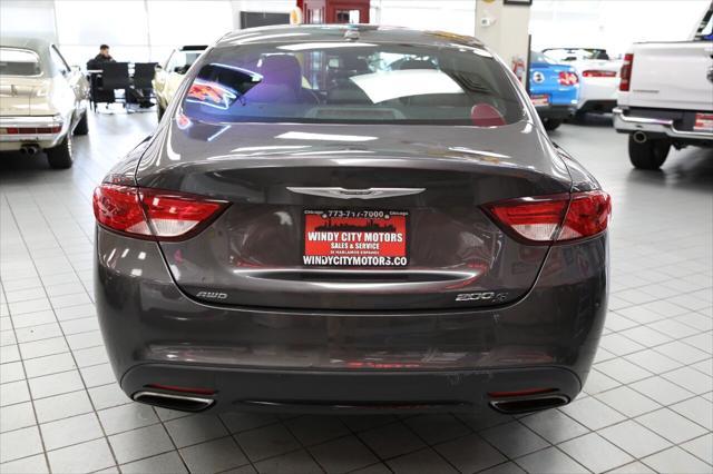 used 2015 Chrysler 200 car, priced at $11,895