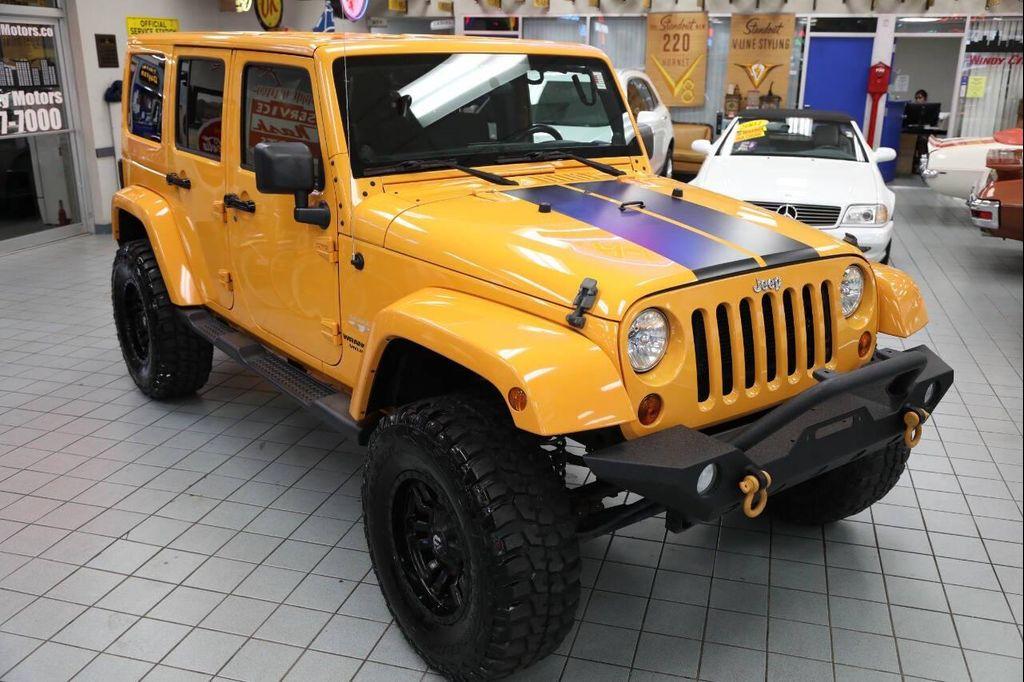 used 2012 Jeep Wrangler Unlimited car, priced at $18,896