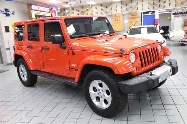 used 2015 Jeep Wrangler Unlimited car, priced at $19,896