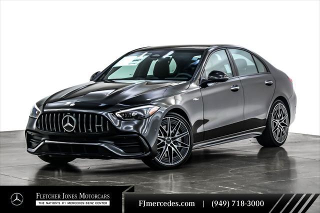 new 2025 Mercedes-Benz AMG C 43 car, priced at $74,380