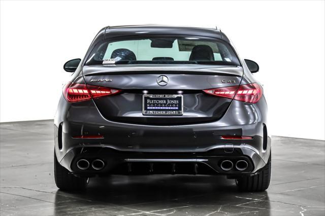 new 2025 Mercedes-Benz AMG C 43 car, priced at $69,360