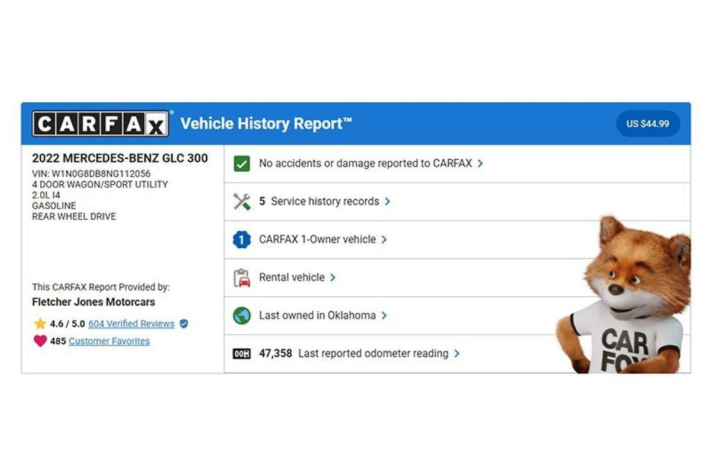 used 2022 Mercedes-Benz GLC 300 car, priced at $24,891