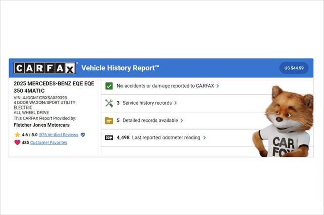 used 2025 Mercedes-Benz EQE 350 car, priced at $80,185