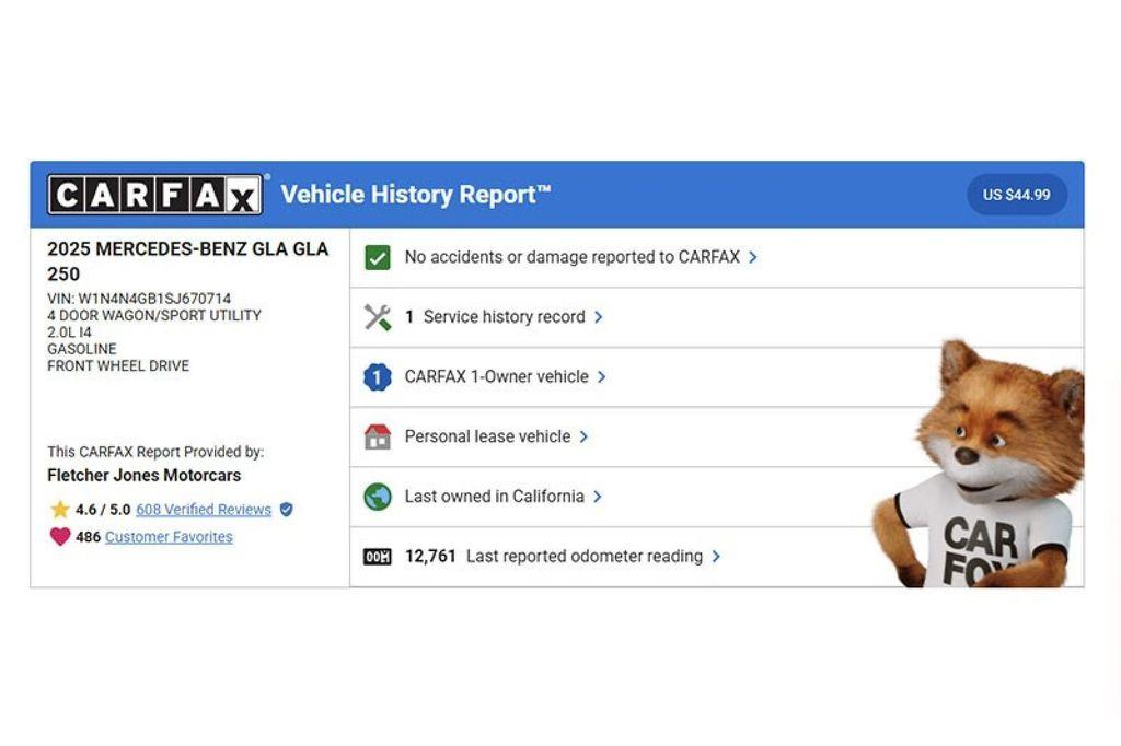 used 2025 Mercedes-Benz GLA 250 car, priced at $34,893