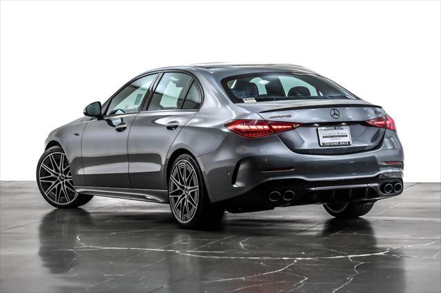 new 2025 Mercedes-Benz AMG C 43 car, priced at $72,390